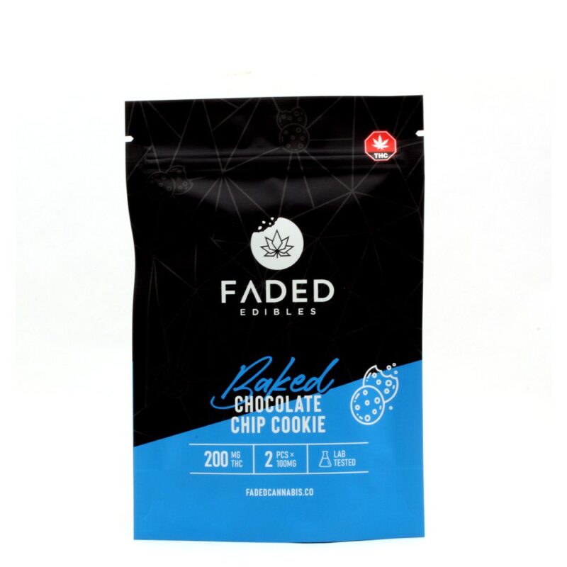 200mg THC Chocolate Cookies by Faded