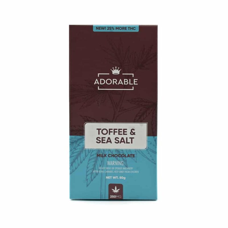 250mg THC infused Milk Cannabis Chocolate – Adorable