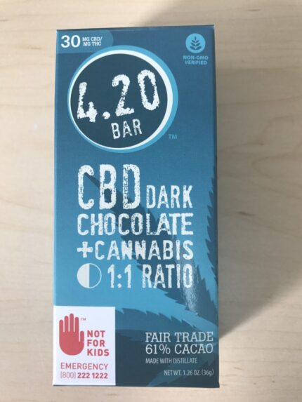420 Bars Dark Chocolate CBD Bars