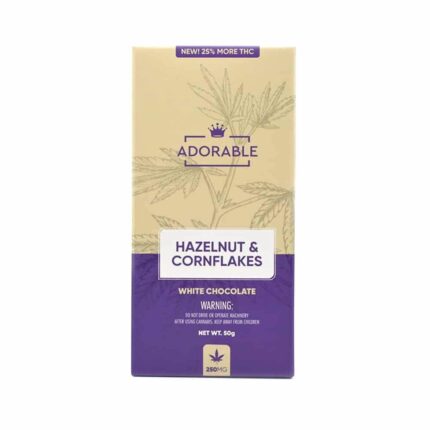 Adorable white chocolate 250mg THC cannabis edible