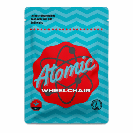 Atomic wheelchair gummy 2000mg THC cannabis edible