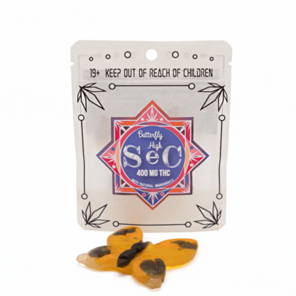Butterfly high 400mg THC cannabis edible