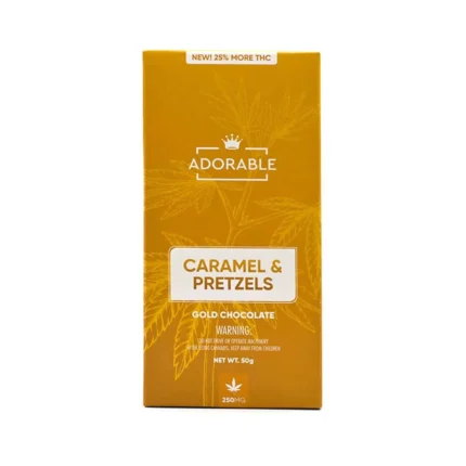 Buy Adorable 250mg THC infused Gold Chocolate
