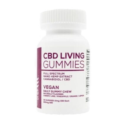 Buy CBD Living Vegan Gummies Bottle