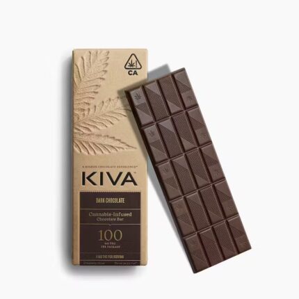 Buy Kiva Dark Chocolate Bar - 100mg