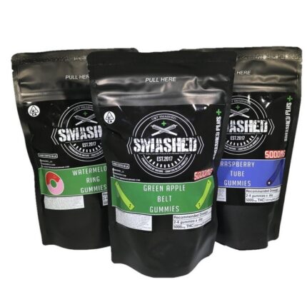 Buy Smashed Plus Gummies THC 5000mg