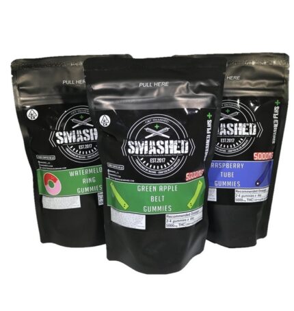 Buy Smashed Plus Gummies THC 5000mg