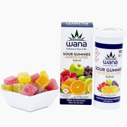 Buy Sour Assorted Gummies 100mg - Hybrid