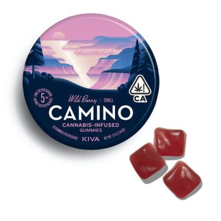 Camino wild berry chill gummies 100mg THC cannabis edibles