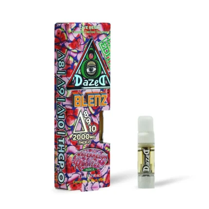 DazeD8 Watermelon Runtz D8 + D9 + D10 + THCP-O Live Resin Cartridge (2.1g)