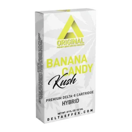 Delta Extrax Banana Candy Kush 1g Delta 8 THC Vape Cartridge