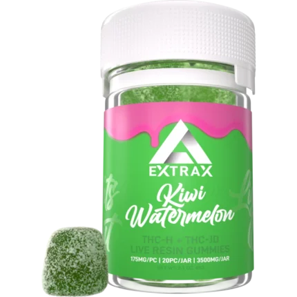 Delta Extrax Lights Out 175mg THC-H + THC-JD + Live Resin D8 Gummies