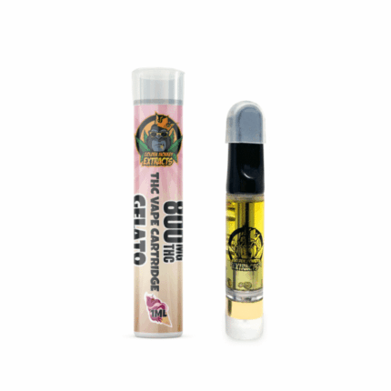 Golden Monkey Extracts – Premium 800MG THC Vape Cartridge – Gelato
