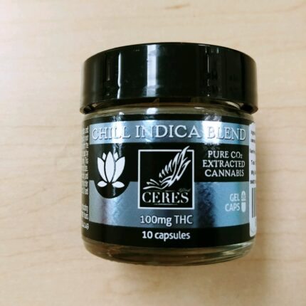 Indica chill capsules cannabis edibles