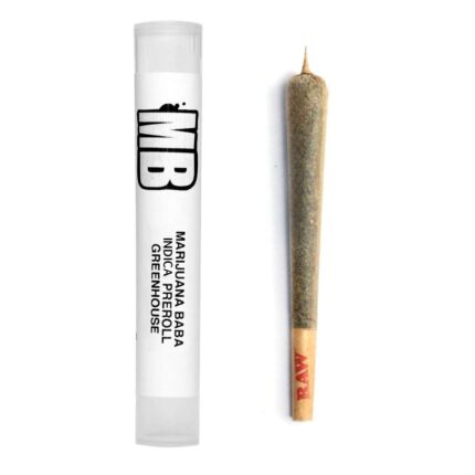 Marijuana Baba Greenhouse Indica Single Preroll