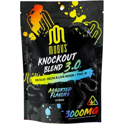 Modus knockout blend gummies 3000mg cannabis edibles