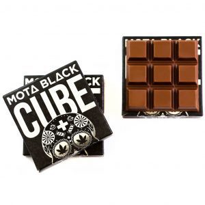 MOTA black chocolate cubes cannabis edibles