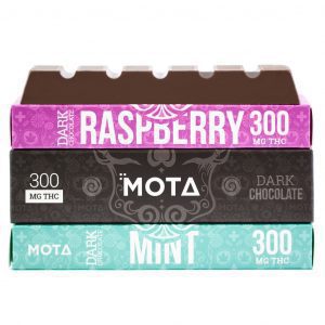 MOTA dark chocolate bar cannabis edible