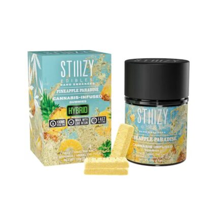 Pineapple Paradise STIIIZY gummies 100mg THC cannabis edibles