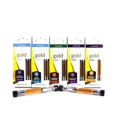 Pure Gold 1g Vape Cartridge Assorted Strains