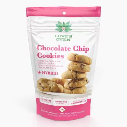 Recreational chocolate chip cookies 100mg THC cannabis edibles