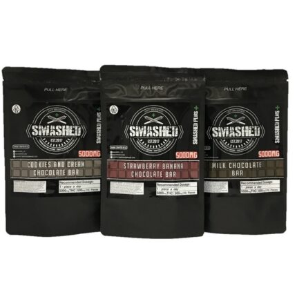 Smashed plus chocolates 5000mg THC cannabis edibles
