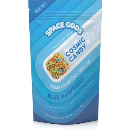 Space gods cosmic candy 300mg THC CBD cannabis edibles
