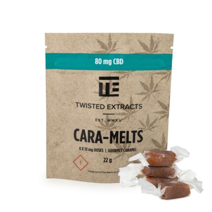 Twisted extract CBD cara-melts cannabis edible