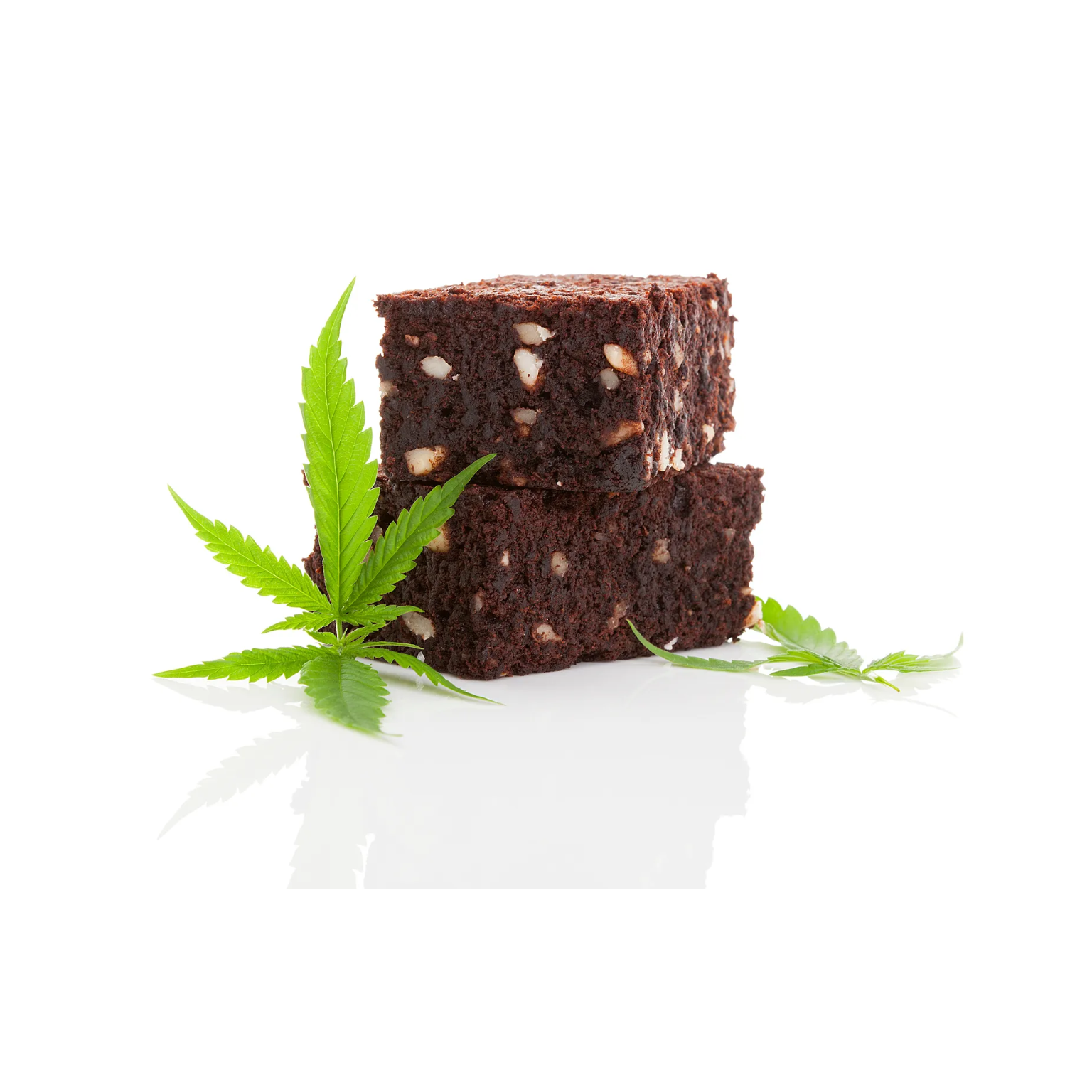 Premium THC brownies as cannabis edibles